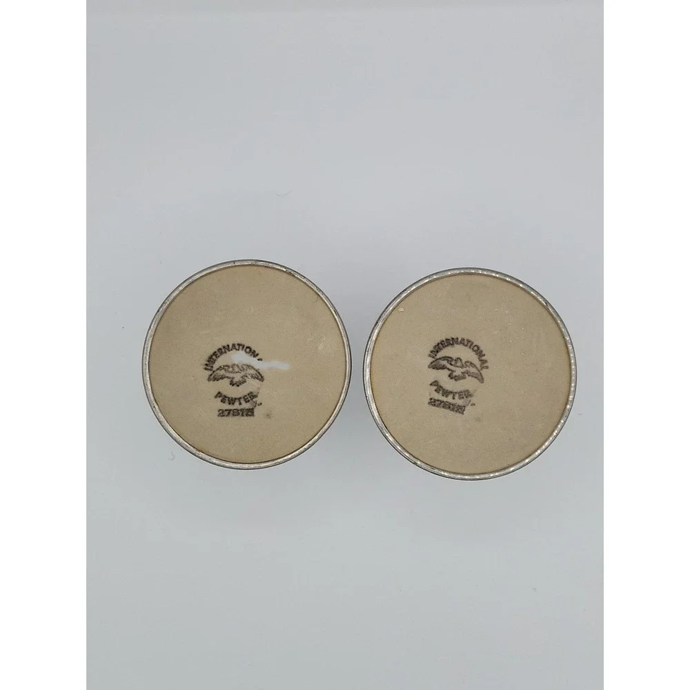 International Pewter Company Candlesticks Set of 2 Candle Holders‎